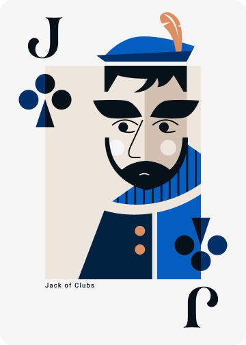 Jack of clubs